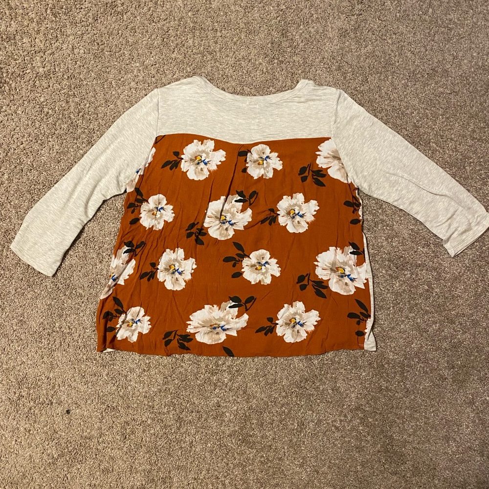 2X Papermoon 3 quarter sleeve top